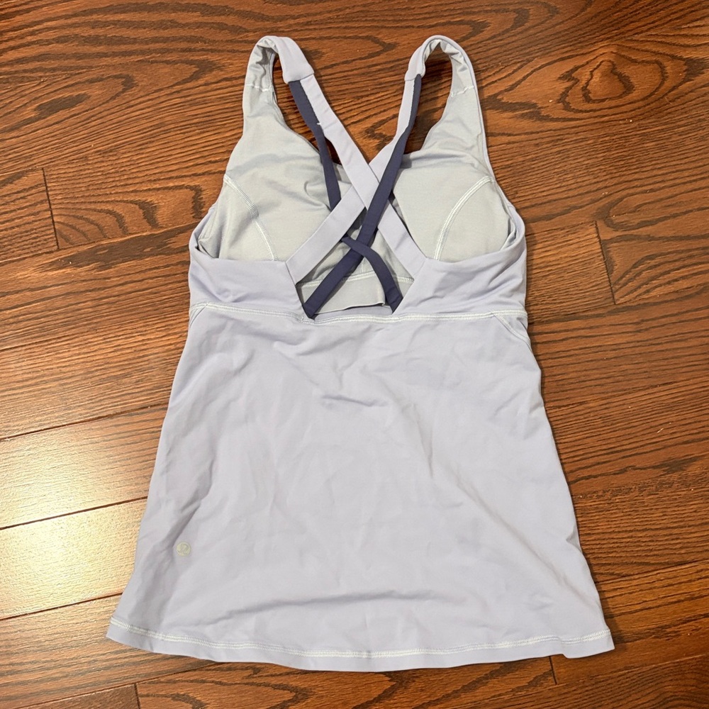 Lululemon Wunder Under Lavender Performance Tank Top